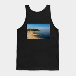 Beautiful coastline with mountains and rocks in Greece Tank Top